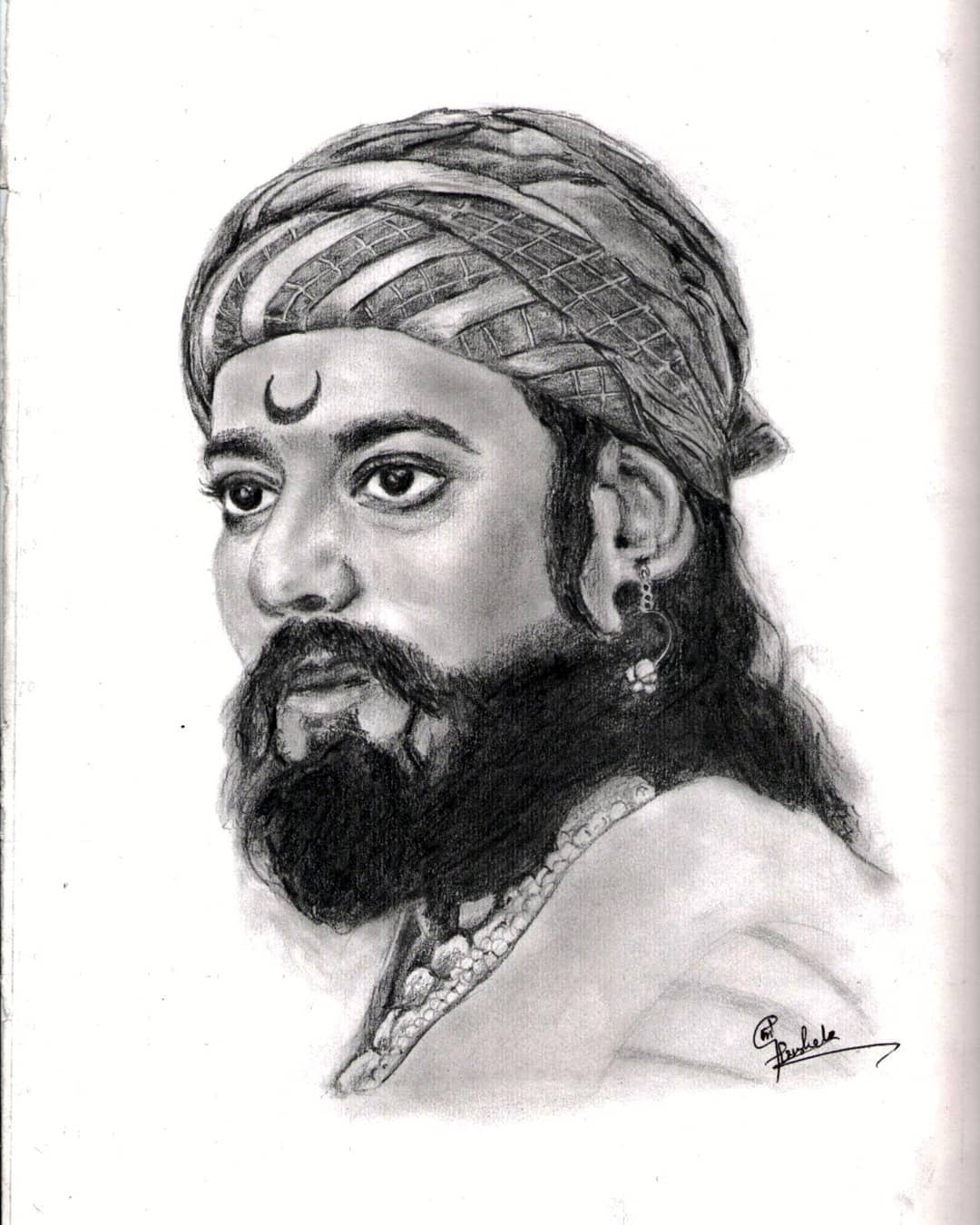 Crazy Art Zone portrait sketch 10